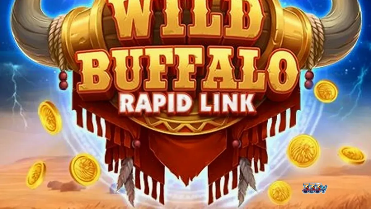 Tampilan visual slot Wild Buffalo: Rapid Link dengan tema hewan liar